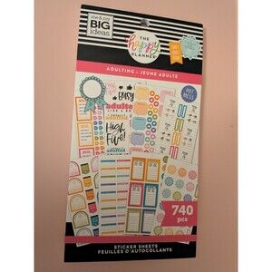 The Happy Planner Adulting Sticker Book Pack Of 740 Me & My Big Ideas